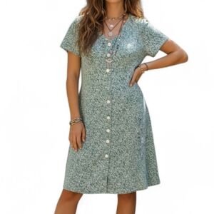 Ms. Conduct Vintage Floral Mini Dress Brown Pink Sleeveless 90s Style